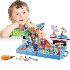 बच्चों 2025 ड्राइंग प्रोजेक्शन स्क्रू असेंबली प्लेहाउस प्लास्टिक टूलबॉक्स स्पेस थीम स्केच प्रोजेक्टर कला पेंटिंग खिलौने - Product Image 2