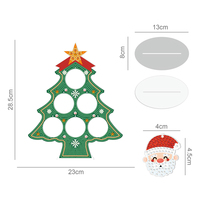 Bricolage plein diamant peinture décoration de table art travail cadeau de Noël peinture arbre de Noël BJP07