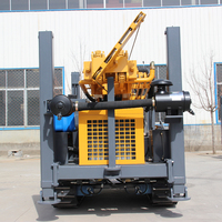 CSX200B Rig de forage de puits d'eau en roche dure de 200 m de profondeur, circulation inverse avec pince pour le forage de puits pour les mines