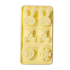 Cute Animal Shape Ice Cube Tray Silicone Ice Cream <strong>Mold</strong> Pudding Candy Chocolate Mould Molde De Hielo De Silicona For Kids - Product Image 6