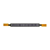 Modul Layar OLED 5.8 Inci 40x2 Karakter, Driver KS0066, Tipe Solder 43PIN, Paralel/SPI/IIC 8-Bit