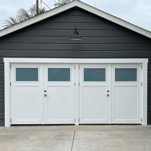 <span class=keywords><strong>Porte</strong></span> de <span class=keywords><strong>garage</strong></span> pliable horizontale personnalisée <span class=keywords><strong>Porte</strong></span> de <span class=keywords><strong>garage</strong></span> moderne électrique horizontale en bois composite aluminium automatique à grille - Product Image 5