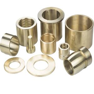 บูชแบริ่งหน้าแปลนทองเหลืองแท้ 9642218, บูชคอ C86300 สำหรับ Liebherr, บูชทองแดงผสมแมงกานีส 9642217 - Product Image 3