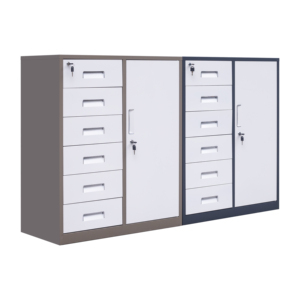 Meuble <span class=keywords><strong>de</strong></span> bureau <span class=keywords><strong>en</strong></span> <span class=keywords><strong>acier</strong></span> verrouillable, mobile, fin, avec roulettes, pour rangement sous le bureau - Product Image 6