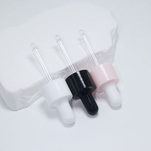 New 30ml Round Glass Transparent Frosted Flat Shoulder Dropper <b>Bottle</b> - Product Image 2