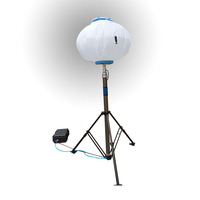 La lampe mobile en forme de lune à pousser à la main est un dispositif d'éclairage d'urgence sphérique adapté à la construction nocturne