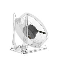Mini ventilateur de bureau 3D de 12 cm, machine publicitaire holographique, projecteur lumineux, affichage holographique, ventilateur LED de bureau alimenté par batterie