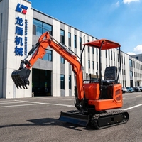 Mini Excavator Dijual 1.2 Ton 2T 3.5T Diesel Digger Micro Bagger Crawler Ukuran Kompak Harga Supplier Daftar Baru