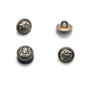 Tùy Chỉnh 12Mm Phong Cách Người Anh Kẽm Hợp Kim Nút Chân Logo Dập Nổi Nút Kim Loại Cho Áo Sơ Mi Áo Của Nhà Sản Xuất Số Lượng Lớn Cung Cấp Mạ - Product Image 2