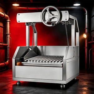 <span class=keywords><strong>Parrilla</strong></span> <span class=keywords><strong>Argentina</strong></span> Estilo Santa María de Acero Inoxidable Premium con Altura Ajustable y <span class=keywords><strong>Parrilla</strong></span> de Carbón - Product Image 2