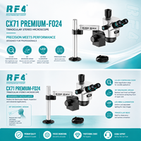 Machine d'essai d'impact trinoculaire RF4 CX71P-FO24 à grossissement continu, conception anti-fatigue, haute précision, métal, LED