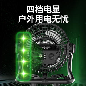 Mobilefan Mini ventilador portátil, duración de la batería de 6 a 8 horas, plegable, recargable por USB, para uso en exteriores y en el hogar, color verde - Product Image 4