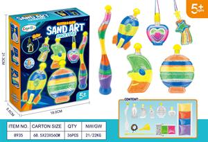 Kit d'artisanat de sable créatif pour enfants, idéal comme cadeau éducatif pour garçons et filles - Product Image 3