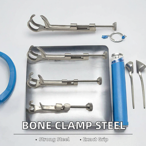 Pince à os manuelle à trois griffes Lambert Lowman 63 mm en acier inoxydable certifiée CE, forceps chirurgical orthopédique - Product Image 2
