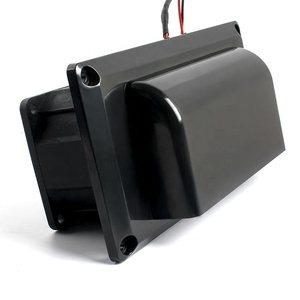 TYTXRV 12V Extracteur d'air latéral pour camping-car Noir/Blanc Mini ventilateur d'évacuation pour <span class=keywords><strong>caravane</strong></span>, remorque, camping-car - Product Image 1