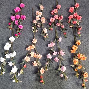 Fleurs artificielles en soie Camélia pour décorations de mariage, arrangements au sol, moulage par injection, fabriqué en Chine - Product Image 2