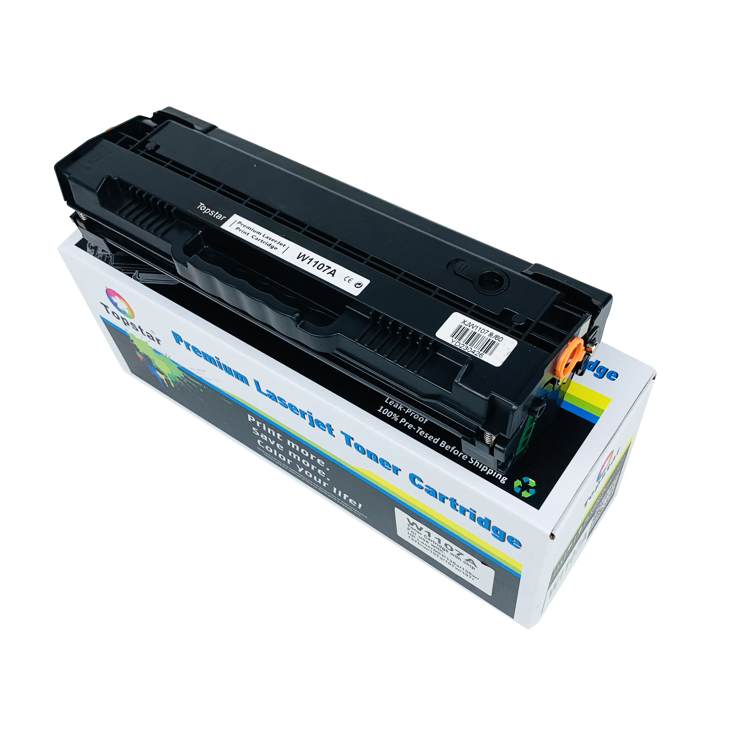 Topstar Fábrica Atacado W1107A W1105A W1106A Cartucho De Toner Para HP 107W 135W 135A Impressora Laser