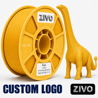 Filamen ZIVO PLA 1.75mm 1KG Warna Kustom Pabrik OEM Grosir Printer 3D Kualitas Tinggi Daya Rekat Kuat Cetak Cepat