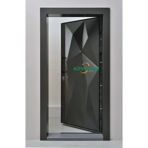 Multiplicar as opções de entrada porta principal porta de segurança em aço residencial moderno