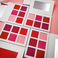 Private Label palette de blush végétalien longue durée Palette de maquillage surligneur Palette de blush poudre surligneur DIY 6 couleurs