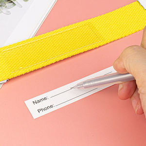 3.2cm DIY lüks moda bagaj adı etiketi kayış yumuşak - Product Image 4