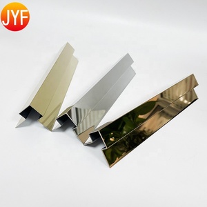 Jyf10018 Interno In Acciaio Inox Angolo Bordo Rotondo <span class=keywords><strong>Piastrelle</strong></span> Trim In Ottone Quadrato In Metallo Bordo <span class=keywords><strong>Piastrelle</strong></span> Assetto <span class=keywords><strong>per</strong></span> la decorazione di interni - Product Image 4