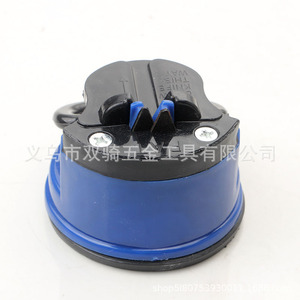 Mini Knife Sharpener With Suction Cup Multi Grit Stone Manual Sharpening Tool For Kitchen Use Blue - Product Image 3