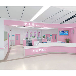 Mostrador de Recepción para Consultorio Médico, Muebles de Hospital Ginecológico, Madera Ecológica, Estilo Europeo, Forma de U, Información - Product Image 2