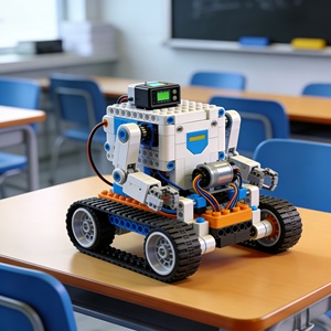 Bloques de Construcción de Plástico Creativos MOC para <span class=keywords><strong>Robots</strong></span> Educativos, Personalizables para Programación, Aprendizaje Infantil y Práctica de Codificación - Product Image 1