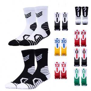 ถุงเท้าผ้ากันลื่นหนาสำหรับเล่นบาสเก็ตบอลเป็นมืออาชีพ - Product Image 1