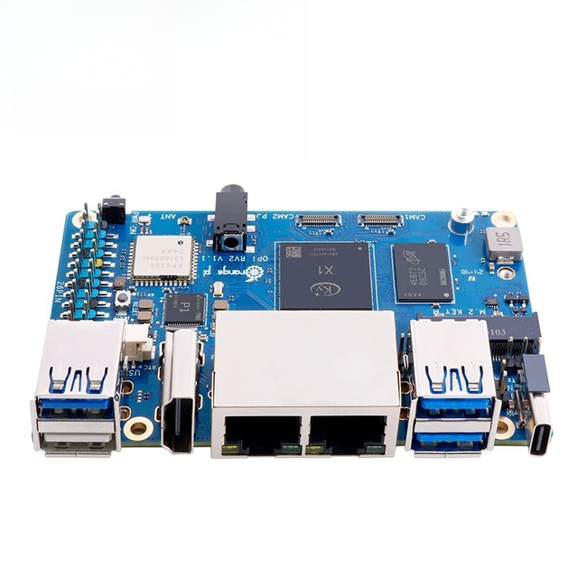 Orange Pi RV2 RAM Single Board Computer DDR4 8-Core RISC-V 2TOPS AI CPU WiFi BT5.0 BLE M2 PCIE SSD Mini PC