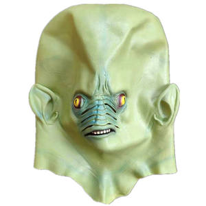 Masques d'horreur en latex pour Halloween, masques de démon <span class=keywords><strong>exorciste</strong></span> à visage complet, masques de fête de Noël - Product Image 3