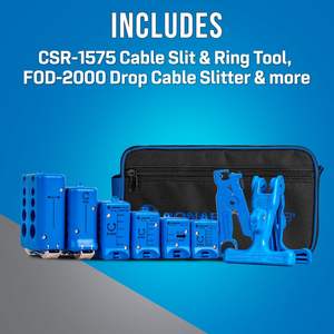 TK-105 комплект оптоволоконных тестеров с прочным чехлом 1,2-10 мм для переноски с разрезом и кольцом для сетевого использования - Product Image 6