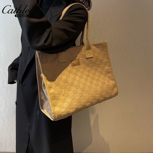 Bolsa de Lona PLAYMAX de Gran Capacidad para Mujer, Nueva Moda, para Salir, de un Solo Hombro, para Mamá, 35x40cm, Personalizable - Product Image 2