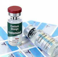 Étiquettes en vinyle imperméables personnalisées de qualité supérieure, étiquettes pour flacons médicaux, étiquettes adhésives durables pour flacons en verre de 3 ml, 5 ml, 10 ml, 12 ml, 20 mg