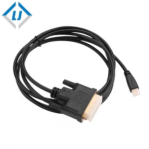 LJ-Cable <span class=keywords><strong>adaptador</strong></span> macho 4K chapado en oro, Micro <span class=keywords><strong>HDMI</strong></span> a <span class=keywords><strong>DVI</strong></span> 24 + 1 - Product Image 6