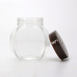Bote vacío de plástico transparente para <span class=keywords><strong>miel</strong></span>, bote de plástico hermético para mermelada de abeja con tapa de plástico, venta al - Product Image 2