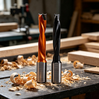 Foret TELOS à 3 points en carbure de tungstène pour bois, fraise CNC sans bavure, queue de 10 mm