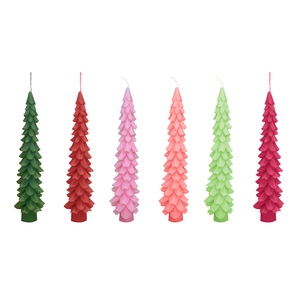 Bougie parfumée artisanale 3D en forme d'arbre de Noël populaire avec de la cire de soja pour la décoration de la maison et des bars, cadeau de vacances - Product Image 6