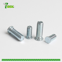 Acier au carbone avec zingage Vis de rivetage Vis de plaque de presse Fixations de panneau Goujon de plaque de pression à sertir automatique