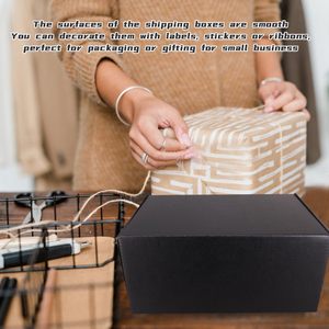 Cajas de Envío de Cartón Corrugado Negro, Resistentes a Impactos, con Etiqueta de Sellado Exquisita. Aptas para <span class=keywords><strong>Comercio</strong></span> <span class=keywords><strong>Electrónico</strong></span> - Product Image 2