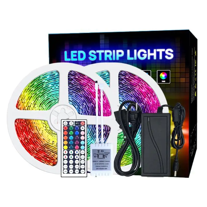 60 Leds per Meter RGB IP65 Waterproof SMD 5050 USB 5V 2835 300leds 44 Key Led Strip Lights