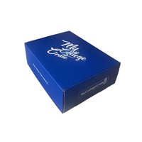 Boîte d'emballage en carton ondulé personnalisée en papier, vierge, pour cosmétiques, avec ventilateur USB et petit ventilateur LED, pour expédition