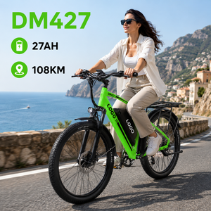 DM427 Electric City Bike for Adults 27AH Battery 80Nm Torque 108KM Range Mountain Commuter <b>Bicycle</b> - Product Image 1
