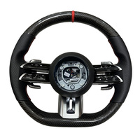 Pour Bens forme personnalisée en cuir mat Design ergonomique volant confortable poignée antidérapante volant de voiture automobile