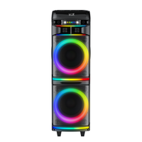 Altavoz Portátil Grande para Fiestas al Aire Libre RGB, Karaoke de Alta Potencia de 1000 W para Actividades al Aire Libre