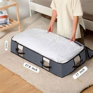 BSCI factory Foldable <b>Underbed</b> <b>Storage</b> <b>Bag</b> Home <b>Storage</b> Clothing Blankets Organizer - Product Image 3