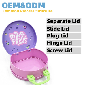 Tùy Chỉnh In Mỹ Phẩm Hộp Thiếc HD In Vẻ Đẹp Bao Bì Độc Đáo Có Hình Dạng <span class=keywords><strong>Container</strong></span> Mỹ Phẩm Hộp Thiếc Với Xử Lý <span class=keywords><strong>Tin</strong></span> <span class=keywords><strong>Container</strong></span> - Product Image 5