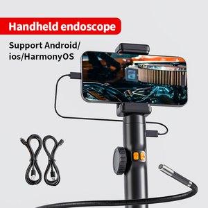 منظار صناعي عالي الدقة الأكثر مبيعًا، مقاوم للماء بتصنيف IP67، مزود بإضاءة LED مدمجة، مجال رؤية 80 درجة، متوافق مع أنظمة iOS/Android - Product Image 1