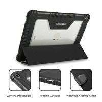 Militaire protéger qualité Folio étui coin coussin technologie protection tablette manchon pour IPad Original 10.5 pouces avec fente pour stylo